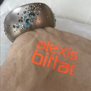 Alexis Bittar Lucite cuff Bracelet.